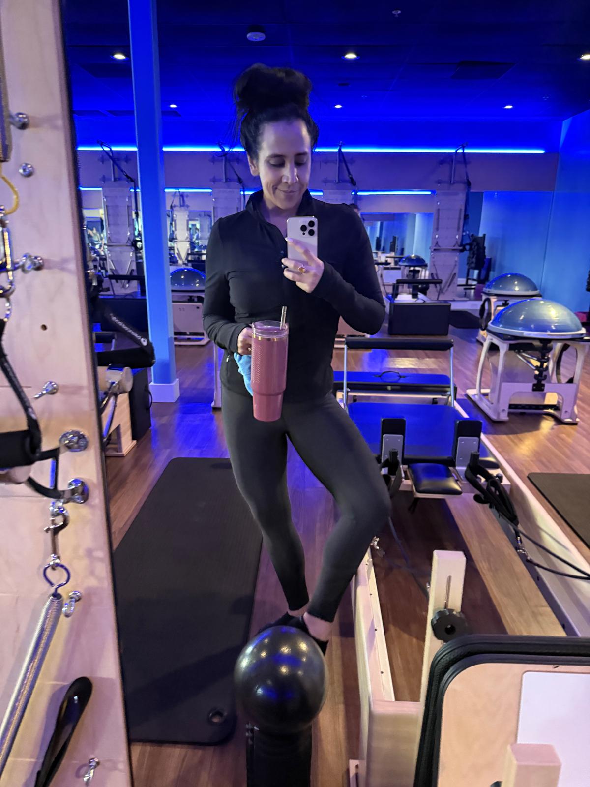 Pilates teaching session with students